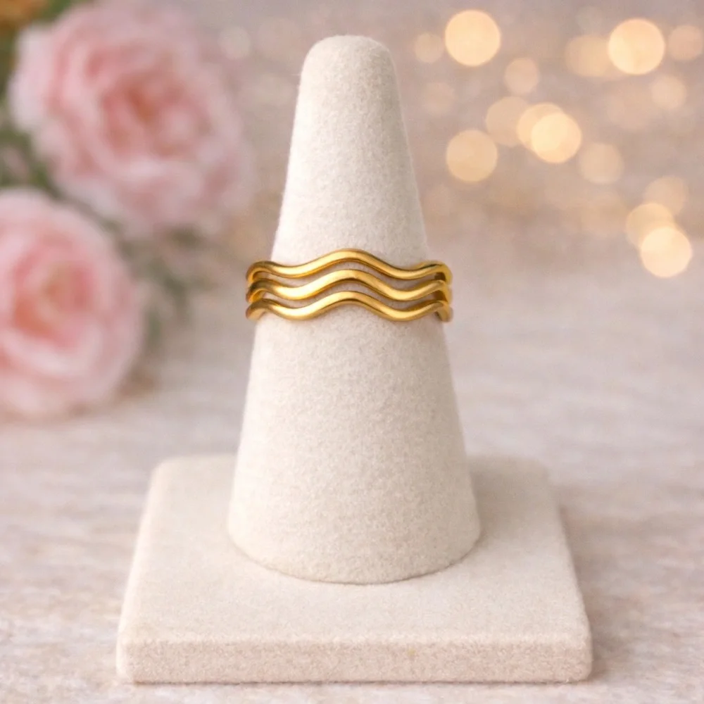Atolea Ocean Ring - Size 8 - New w/ Dust Bag - Picture 1 of 11